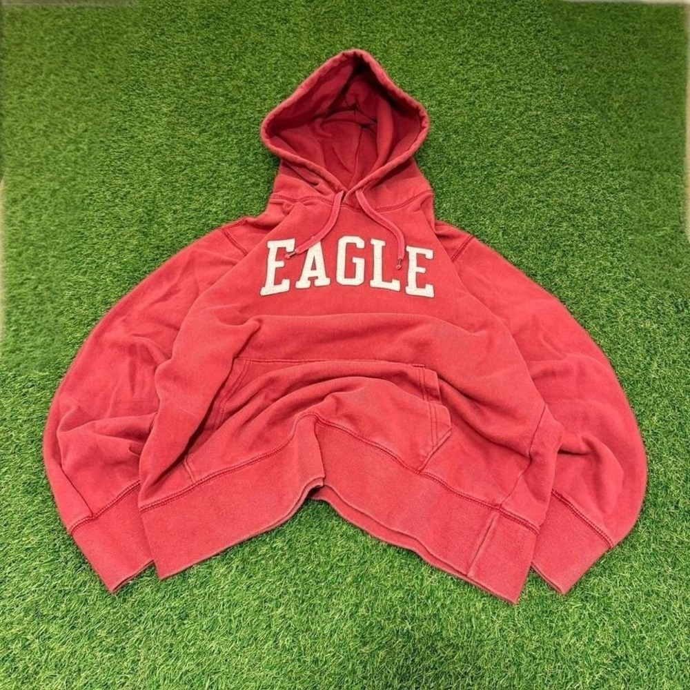 Vintage American Eagle red hoodie Large